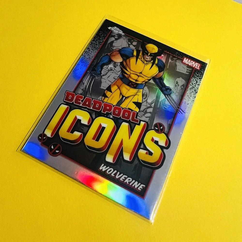 2025 Topps Chrome Marvel Deadpool Icons Wolverine DI-10 Insert Card SP Refractor
